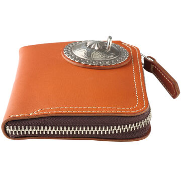 PAILOT RIVER LP01L-PRBR (REDMOON) Short Wallet LP01L-PRBR (Oil Leather Black
Oil Leather Red Brown
Oil Leather Dark Brown
Saddle Leather Natural),OIL LEATHER RED BROWN, small image number 4