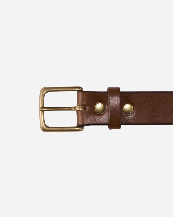MMGD1001 LEATHER BELT BENZ (BLACK,NATURAL,BROWN),BROWN, medium image number 0