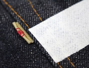 Momotaro Jeans 0105SP 15.7oz Deep Colored Indigo Going to Battle Label narrow tapered,, small image number 10