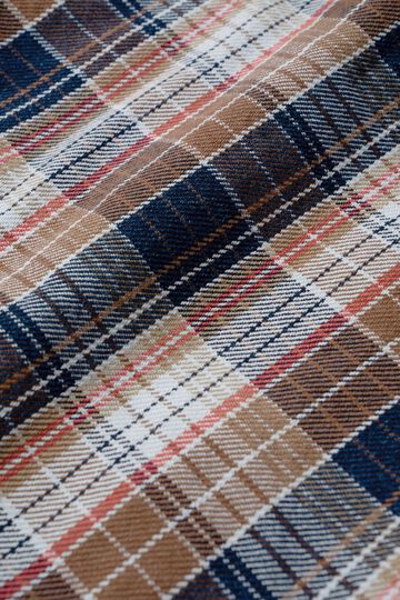 MS001G (BLC) INDIGO CHECK FLANNEL SHIRT,BLUE, small image number 25