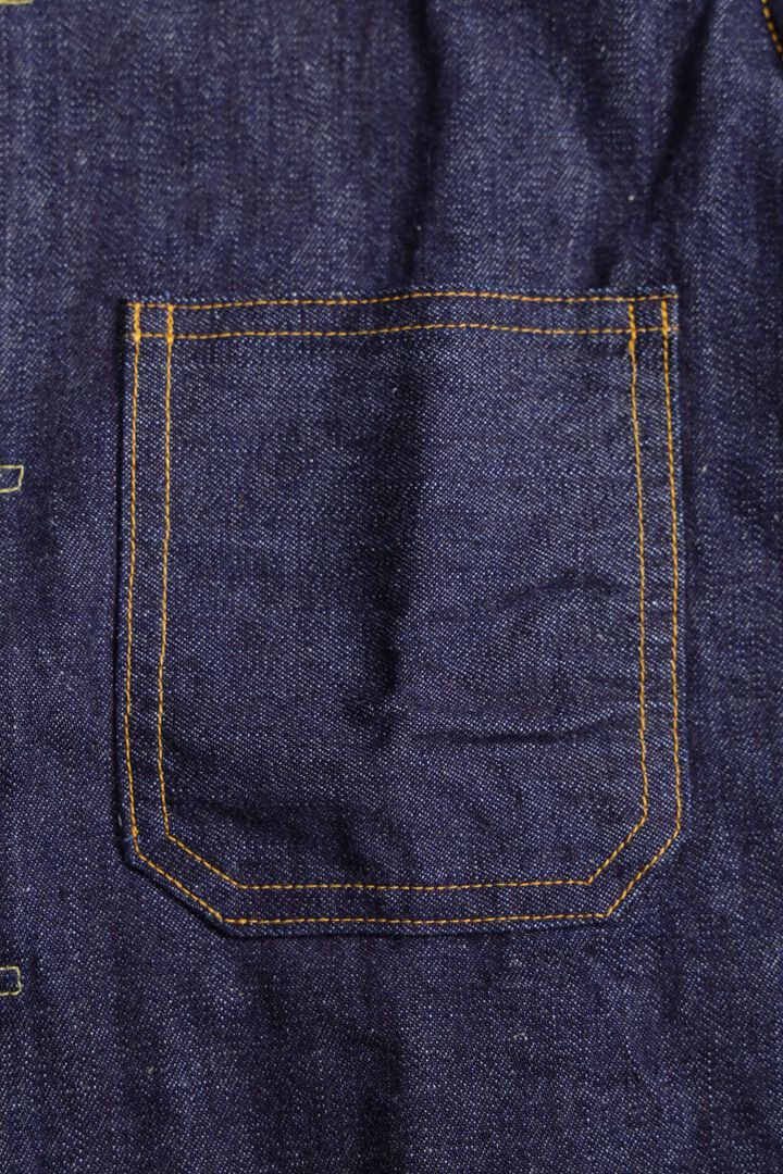 F3484 10OZ DENIM COAL MINER SHIRT SELVEDGE DENIM (INDIGO)-One Wash-M,, medium image number 7