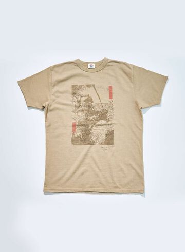 SJST25-106 "RASEN" INLAY LOOPWHEEL T-SHIRT,BLACK, small image number 8