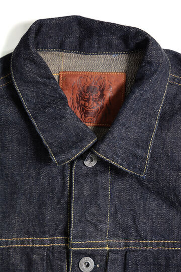 ONI02516P-14KBE 14oz Oni Denim Beige 2nd Type Jacket with handwarmers,, small image number 2
