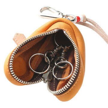 PAILOT RIVER PR-KB-A (REDMOON) Key Case PR-KB-A (Grove Leather Black
 Grove Leather Light Brown
 Grove Leather Dark Brown
 Grove Leather Dark Brown / Light Brown
 Grove Leather Light Brown / Black
 Grove Leather Black / Dark Brown),GROVE LEATHER LIGHT BROWN, small image number 6