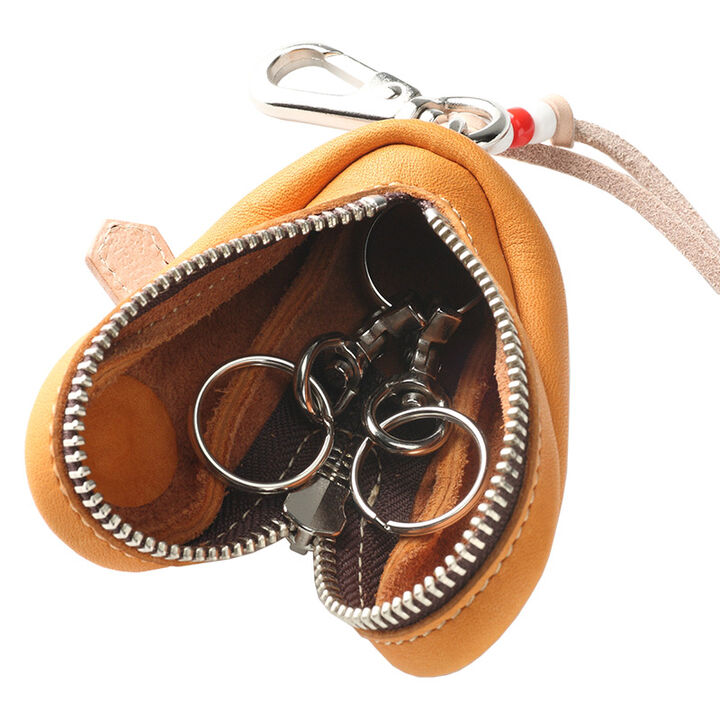 PAILOT RIVER PR-KB-A (REDMOON) Key Case PR-KB-A (Grove Leather Black
 Grove Leather Light Brown
 Grove Leather Dark Brown
 Grove Leather Dark Brown / Light Brown
 Grove Leather Light Brown / Black
 Grove Leather Black / Dark Brown),GROVE LEATHER LIGHT BROWN, medium image number 6