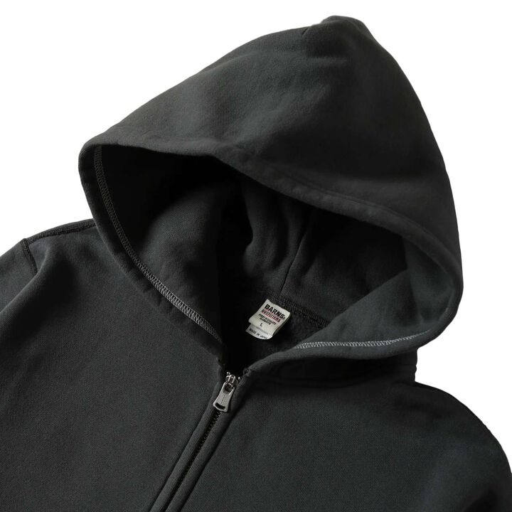 BARNS BR-3010 "STANDARD" COZUN ZIP SWEAT PARKA,MUSTARD, medium image number 3