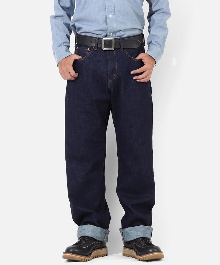 S-102W 14oz SELVEDGE WIDE STRAIGHT ZIP,, medium image number 2
