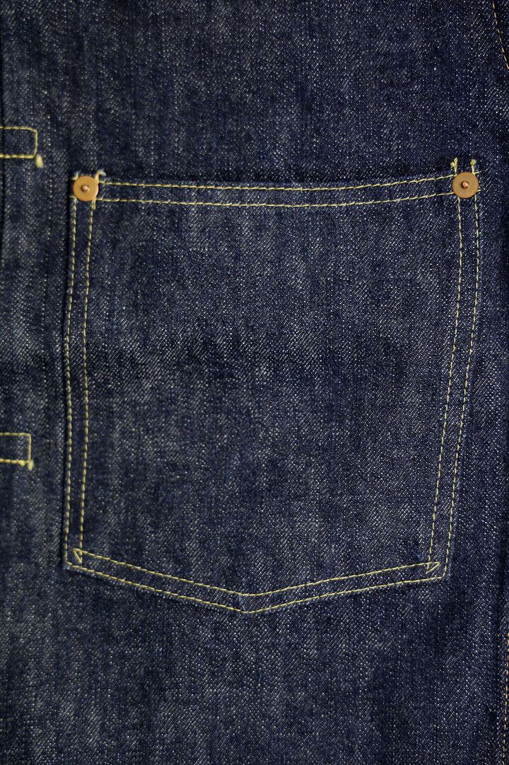 Lot No. SC19010 / SUGAR CANE Super “Denim” Collectibles #10 14oz. BLUE DENIM BLOUSE “S1945” MODEL,, medium image number 1