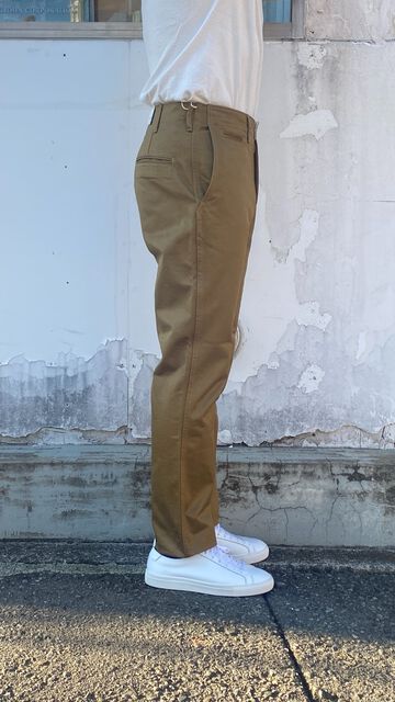 F0514 NARROW U.S TROUSERS TAPERED-OLIVE-3L,OLIVE, small image number 15