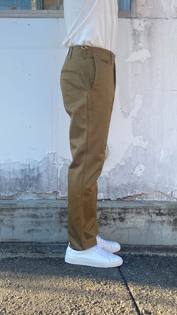 F0514 NARROW U.S TROUSERS TAPERED-BEIGE-M,BEIGE, small image number 15