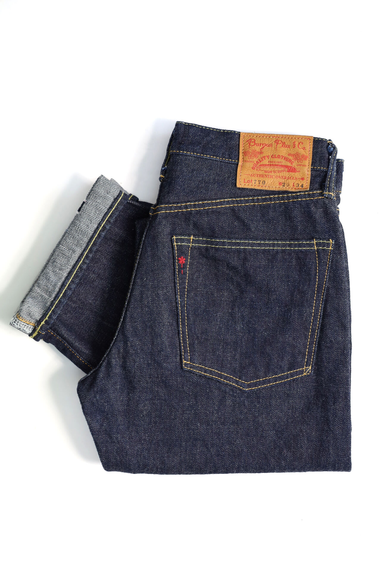 Burgus Plus 770-22 Lot.770 High Quality Standard Selvedge Denim 