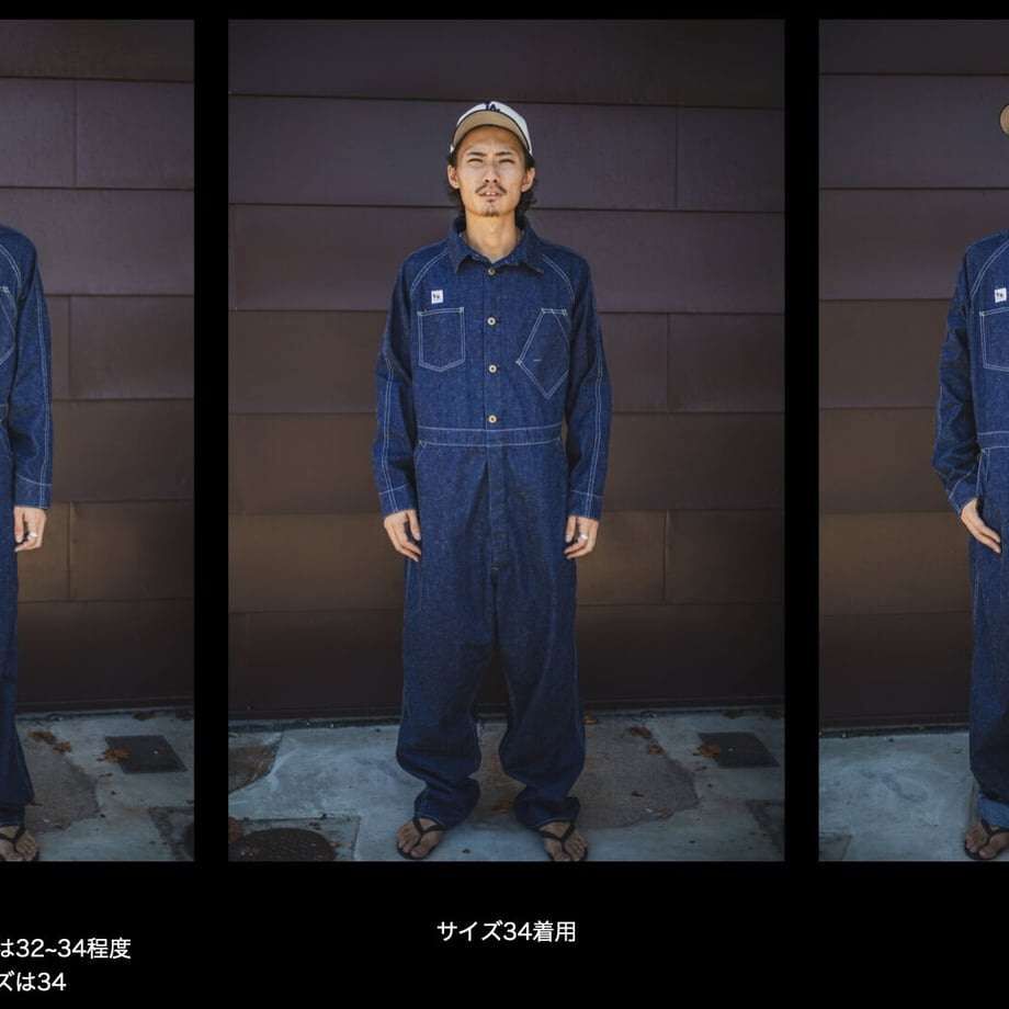 DENIMIO | TCB 11.87oz Black Cat Crew Suit