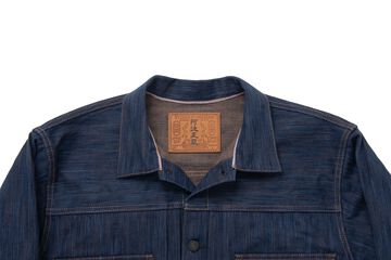 D4615 15oz Awa Sho-ai Kakishibu Denim Jacket,, small image number 2