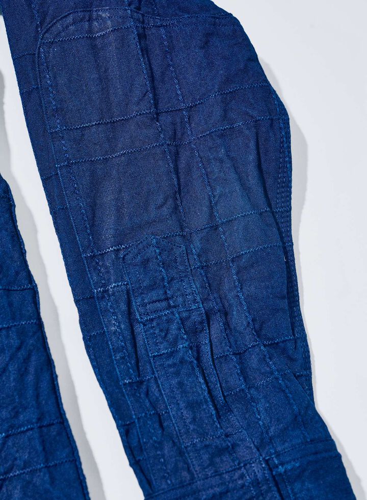 SSS26-ARS Indigo Sashiko Lattice Dobby Work Shirt,, medium image number 7