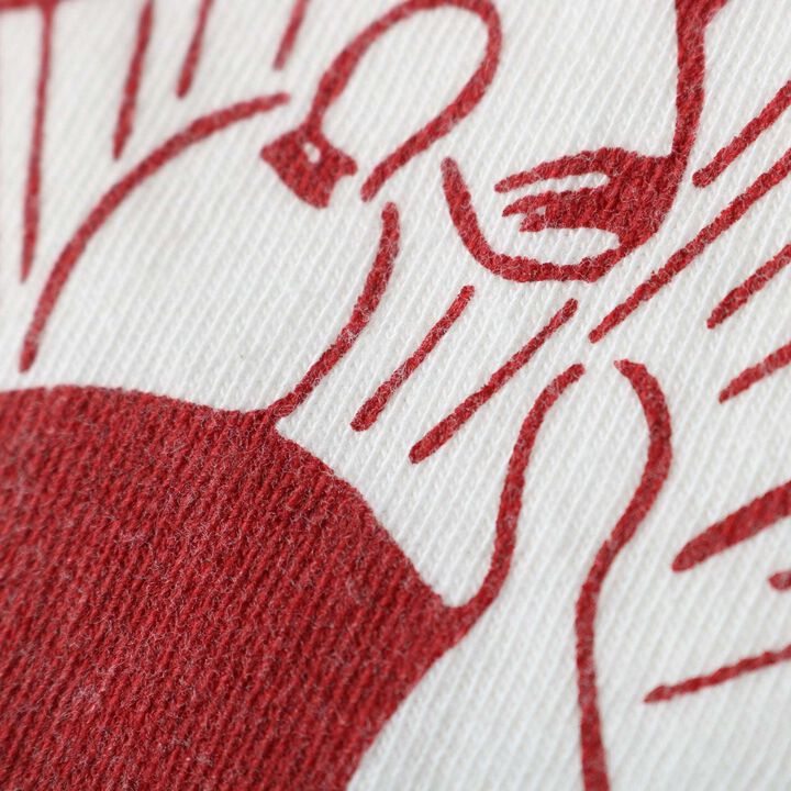 BR-25234 Slub Cotton Ringer S/S Print T-shirt【BOWL】,WHITE, medium image number 8