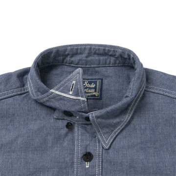 5333A-S Chambrey Short-Sleeve Work Shirts-42,, small image number 4