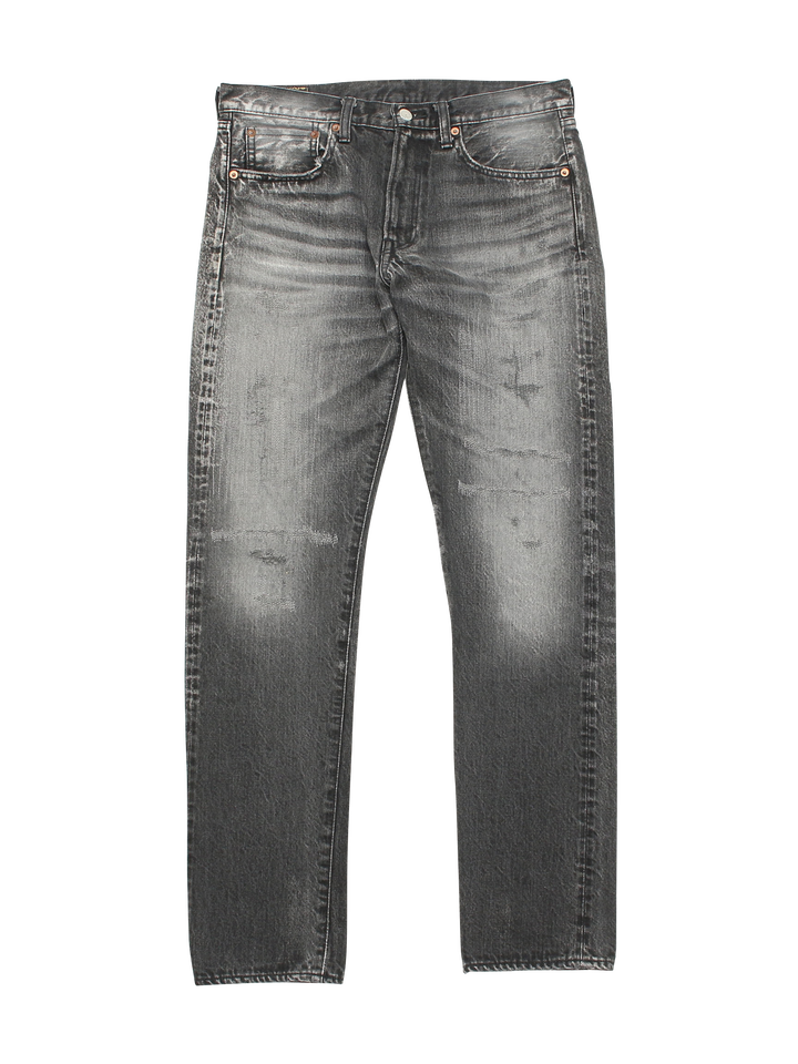 8074-1406 13.5oz 5 Pocket Selvedge Black Jeans Slim Fit,, medium image number 12