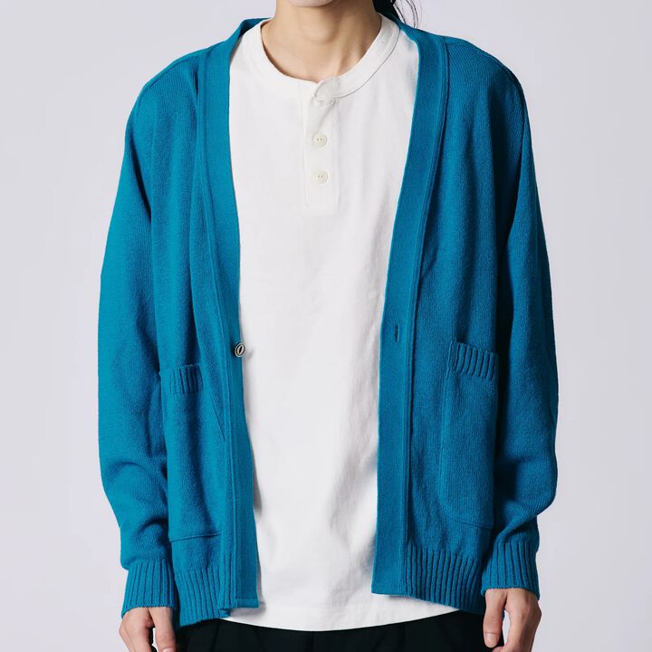 BR-25227 7G RECYCLE/C CARDIGAN,PURPLE, medium image number 10