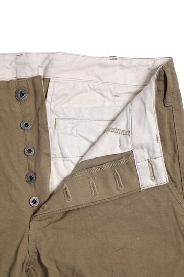 ONI737-SVC  9.5oz Selvedge Chino Trousers,KHAKI BEIGE, small image number 2