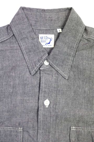 01-8064 Chambray Work Shirt (64 Gray),, small image number 2