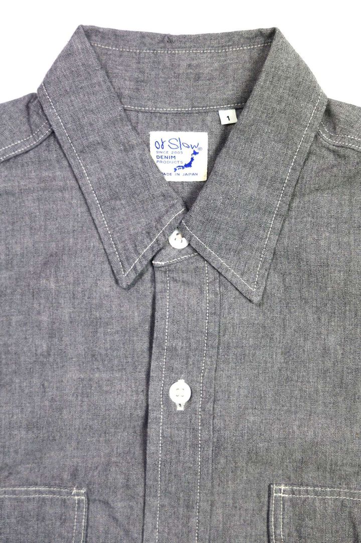 01-8064 Chambray Work Shirt (64 Gray),, medium image number 2