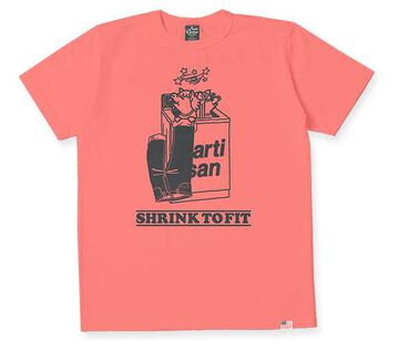 8167B USA Cotton Print T-shirts,ORANGE, small image number 0