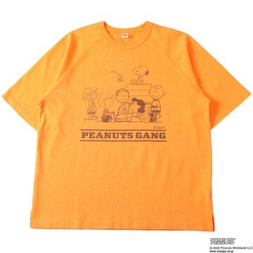 BR-25267 H/W RAGLAN "SNOOPY" T (3COLORS),ORANGE, small image number 0