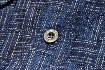 SSS21IK PURE INDIGO ICHIMATSU WORK SHIRT-INDIGO KOUSHI-XS,INDIGO KOUSHI, small image number 16