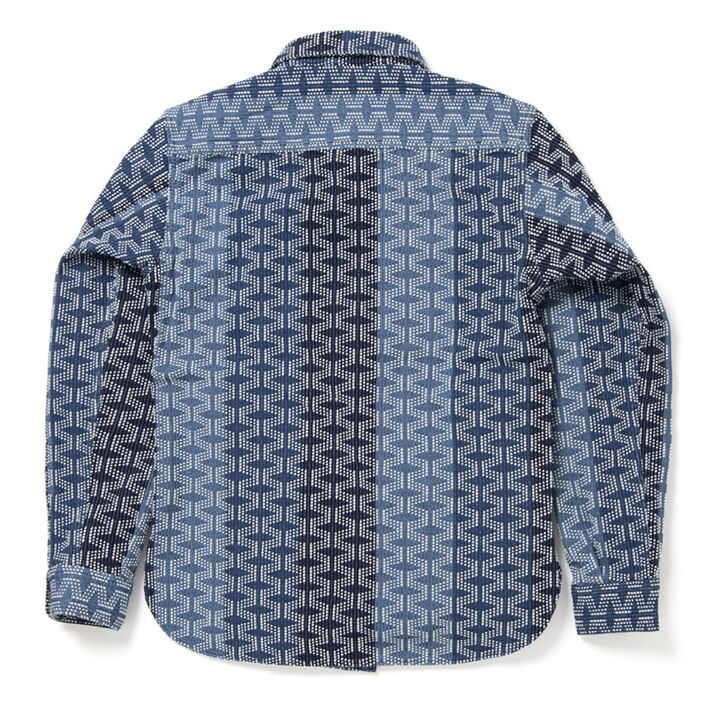 5658 KATSUO SASHIKO SHIRT-B-36,B, medium image number 4