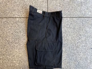 GZ-CASP-0507 Cargo Shorts (KAHKI, BLACK)-BLACK-3L,BLACK, small image number 3