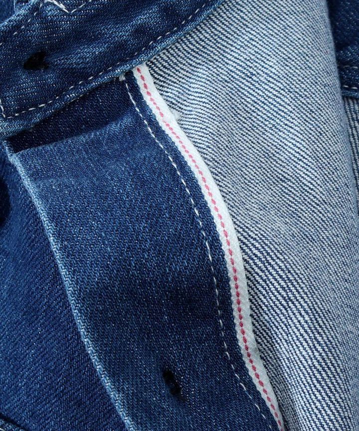 KGR-203 SELVEDGE DENIM WORK SHIRT Used Well,, medium image number 4