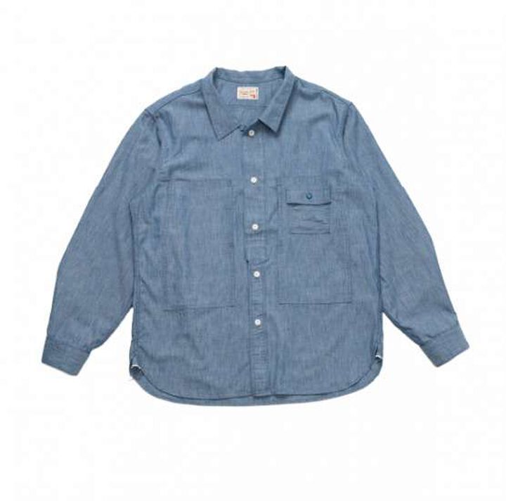 GZ-JLPLS-CM Jail Pocket L/S Shirt (Chambray),, medium