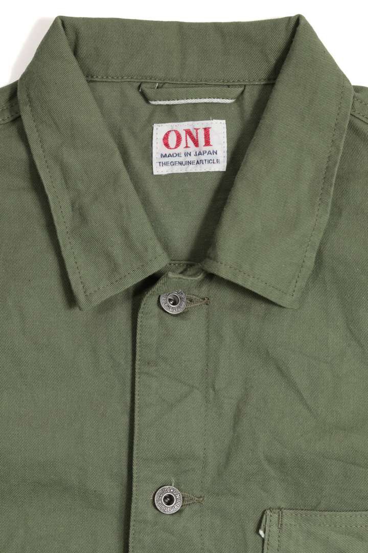 ONI03501-SVC 9.5oz Selvage Chino Coverall,KHAKI BEIGE, medium image number 7