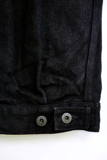 ONI-02516PZR-BK 20oz Secret Black Denim Type II Jacket with handwarmers,, small image number 3