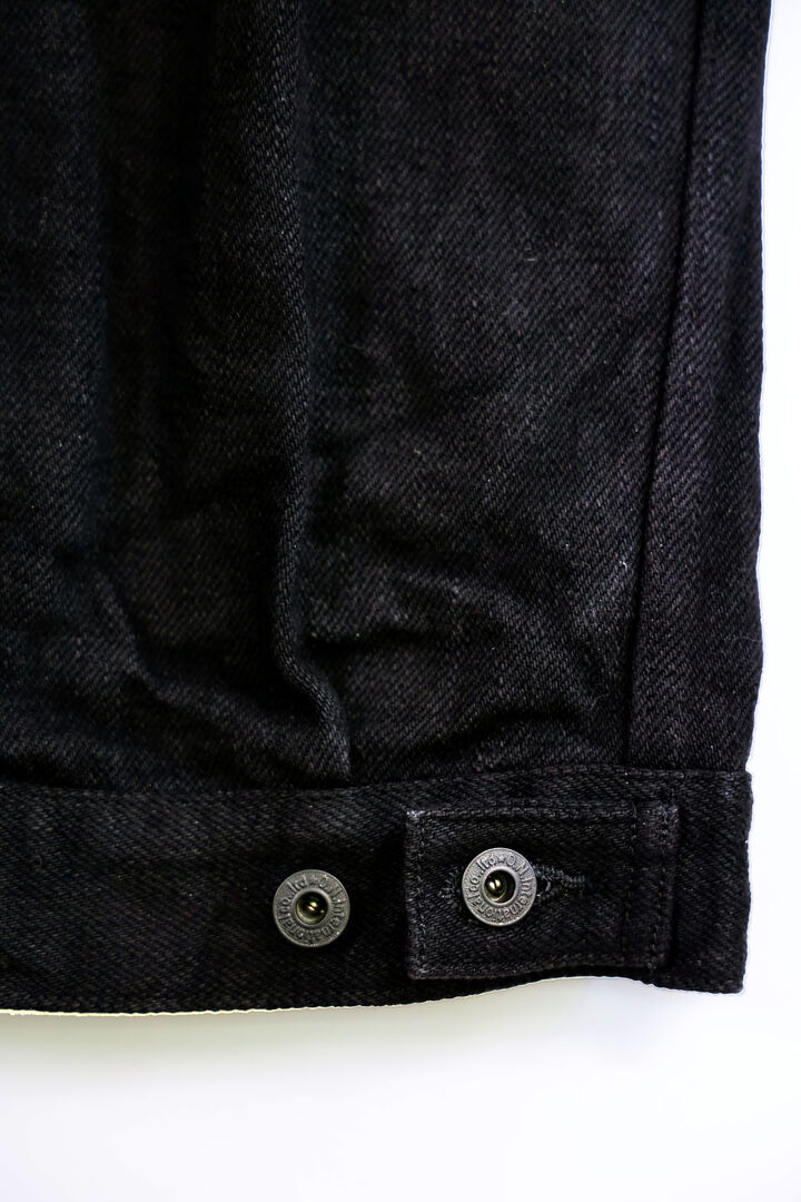 ONI-02516PZR-BK 20oz Secret Black Denim Type II Jacket with handwarmers,, medium image number 3
