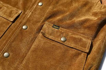 TRL-07 Rancher Vest Steerhide (Gold Yellow),Gold Yellow, small image number 3