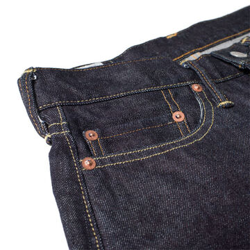 SDL-704 13oz Bomb shell jeans wide straight(One washed)-26-One Wash,, small image number 5
