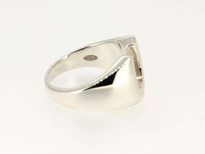HYJK-244SV-BRS Brass Horseshoe Signet RG SV-BRS,, medium image number 4