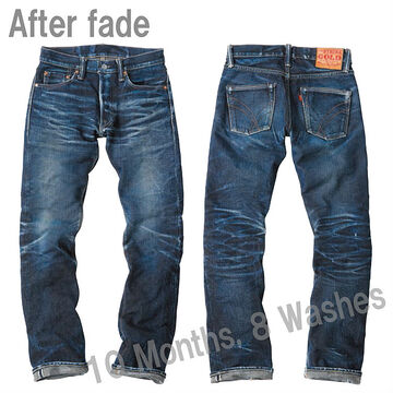 THE STRIKE GOLD SG3109 17oz super tight Straight Jeans ( Non Wash
 One Washed),, small image number 6