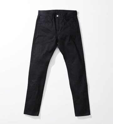 EDS32-75-32 14.6oz Black Denim SLIM TAPERED Button Fly (Length: 82cm)-Non Wash-29,, small image number 1