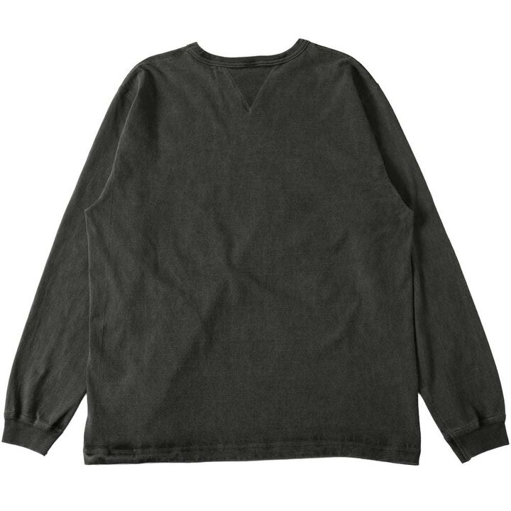 BR-3043PG COZUN LONG SLEEVE GUSSET-T (Pigment),BLACK, medium image number 1