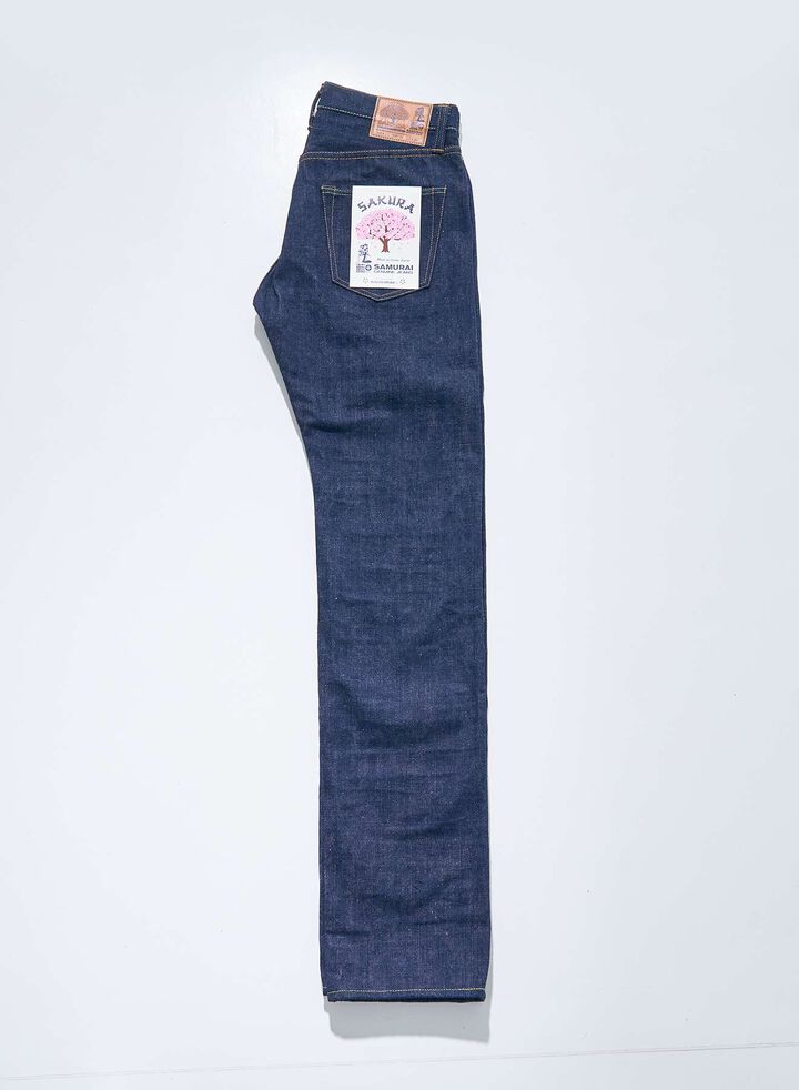 S500AX-SAKURA 18oz "AI PLUS-SAKURA" REGULAR STRAIGHT JEANS,, medium image number 3