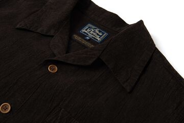 5739 Amami Mud Short-Sleeve Shirts,BROWN, small image number 4