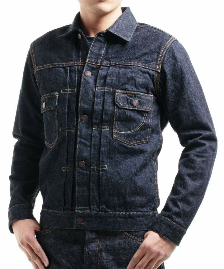 MJ2103 14.7oz double pocket jacket-One Washed-44,, medium image number 0