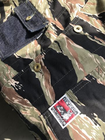 TCBDMCHJKTCAMO TCB JEANS x DENIMIO Tiger Camo Chore Jacket,, small image number 4