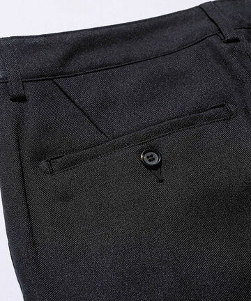 M-18102  / RETORO POLYESTER TWILL / ONE PLEATS STA-PREST TAPERED PANTS,GRAY, small image number 9