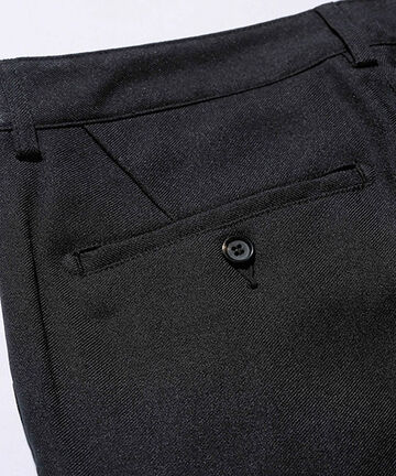 M-18102  / RETORO POLYESTER TWILL / ONE PLEATS STA-PREST TAPERED PANTS,BROWN, small image number 9