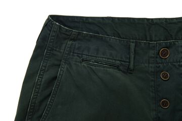 【Pre-Order】1923 Indigo Veiled Chino Trousers,INDIGO x GREEN, small image number 3