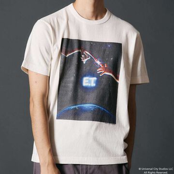 BR-25177 “STANDARD” TSURIAMI Crew Neck Print T-Shirt  E.T.【Special Item】,GRAY, small image number 11