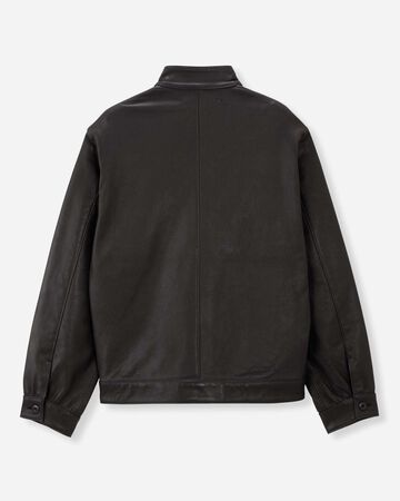 MMOT6321 SMOOTH LEATHER JACKET,BLACK, small image number 1